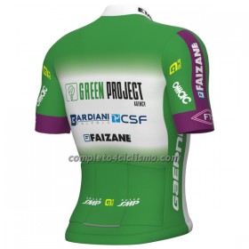 Maglia 2023 Bardiani-CSF Faizane Manica Corta Verde Bianco